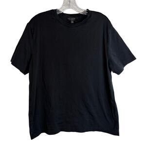 Banana Republic Mens Luxe Touch Performance Shirt Size Large Black Top